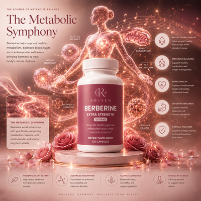 Ariyen Berberine - Blood Sugar & Metabolic Support Supplement